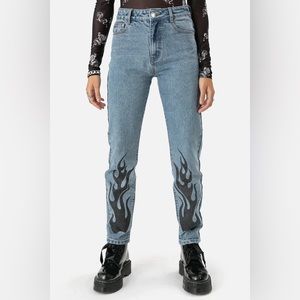 Adika Flame Denim Jeans NWT